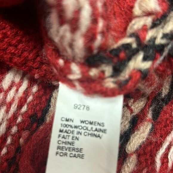 - Woolrich vintage wool fair isle sweater.  Size L/XL - Picture 7 of 7